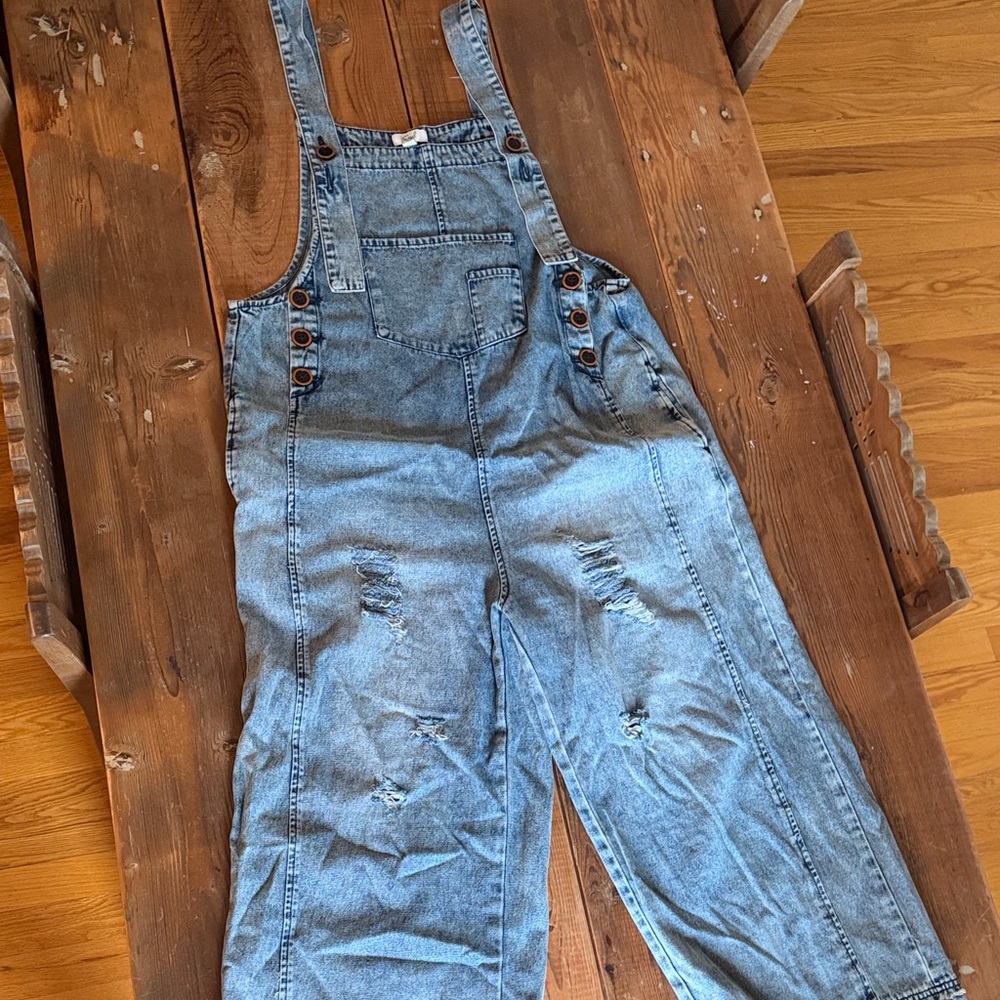 Stylish Blue Denim Jumpsuit